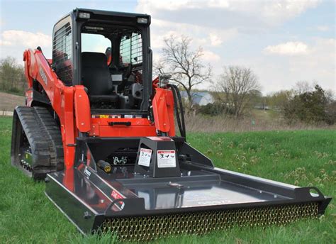 skid steer finish mower attachments|brush mower skid steer attachments.